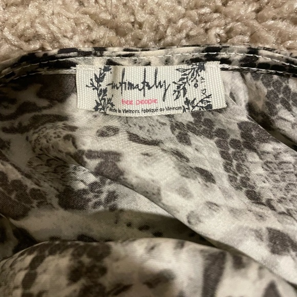 Free People Ruched Snakeskin dress - Picture 2 of 4